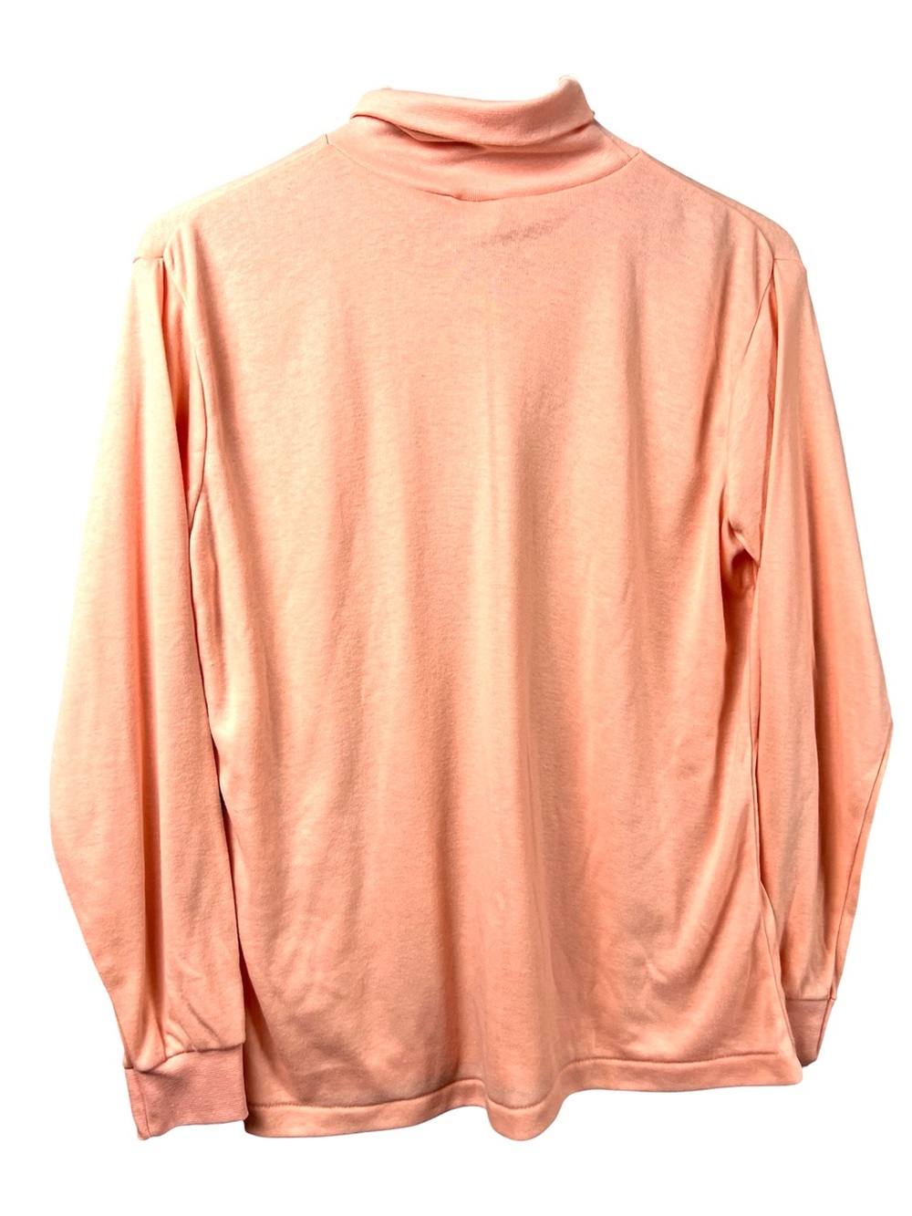 Peach Long Sleeve Turtleneck Top